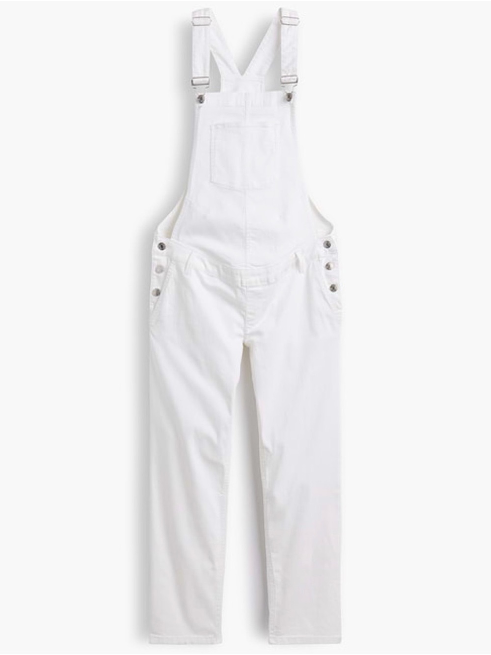 GAP White Denim Women’s Overalls